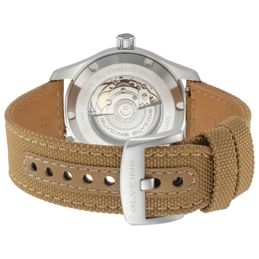 Back view of Glycine Combat Field Men's Automatic Watch GL0580