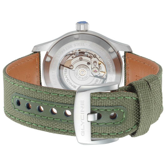 Back view of Glycine Combat Field Men's Automatic Watch GL0585
