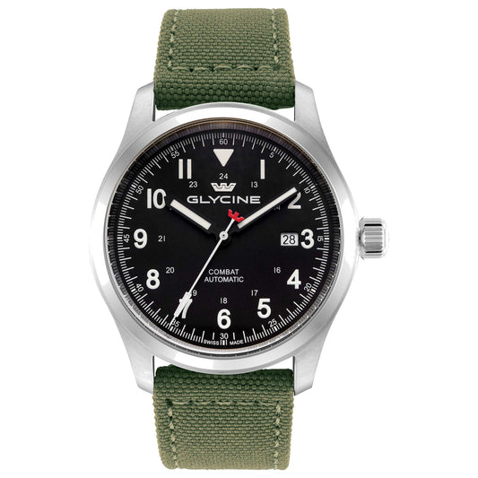 Front view of Glycine Combat Field Men's Automatic Watch GL0585