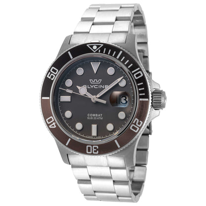 Front view of Glycine Combat Sub Men's Quartz Watch GL1017