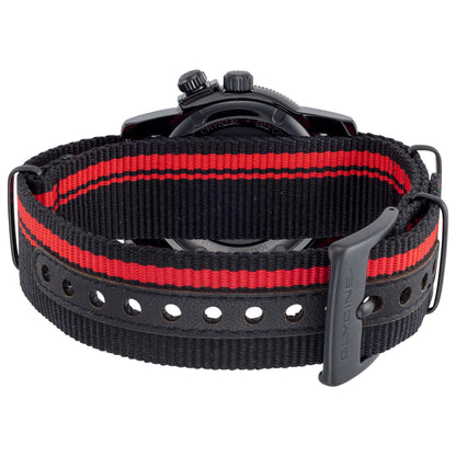 Back view of Glycine Airman Worldtimer Men's Quartz Watch GL1028