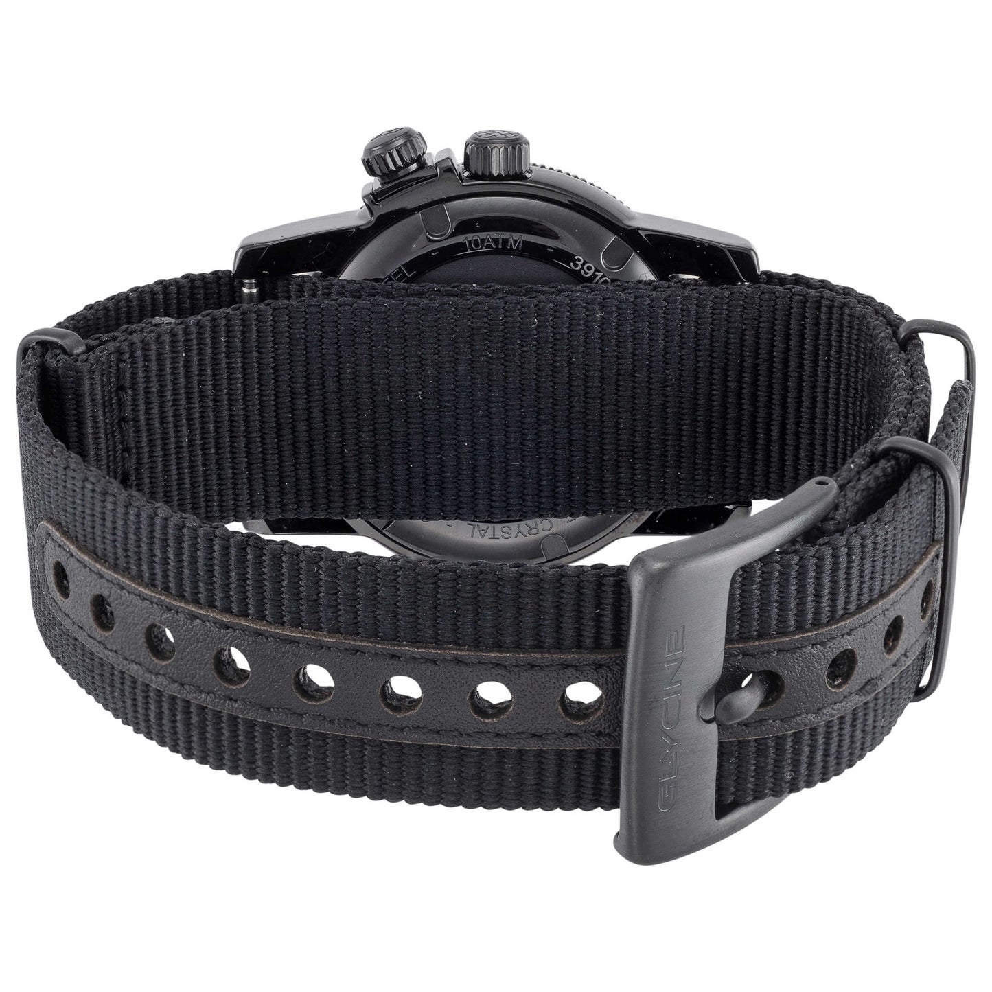 Back view of Glycine Airman Worldtimer Men's Quartz Watch GL1031