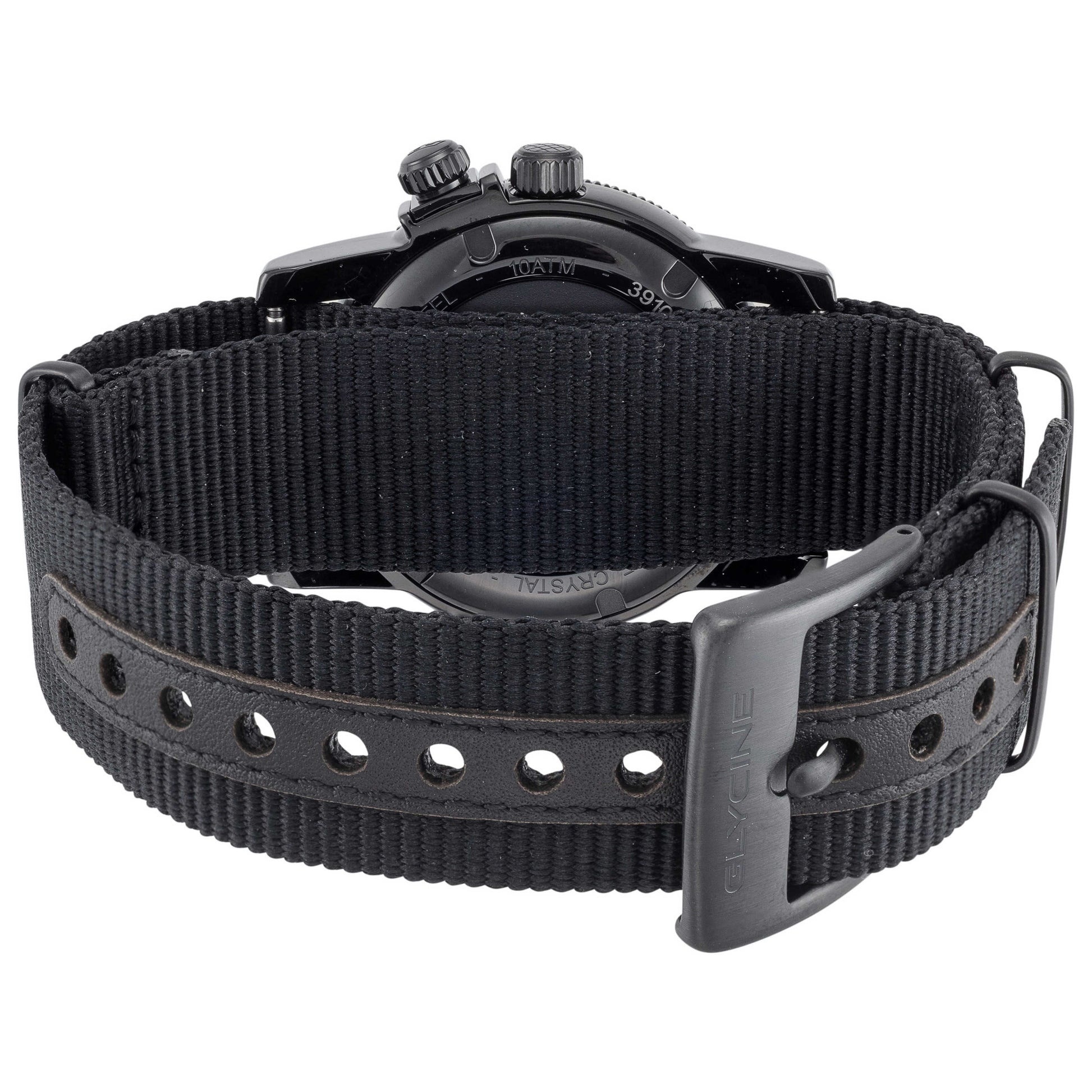 Back view of Glycine Airman Worldtimer Men's Quartz Watch GL1031