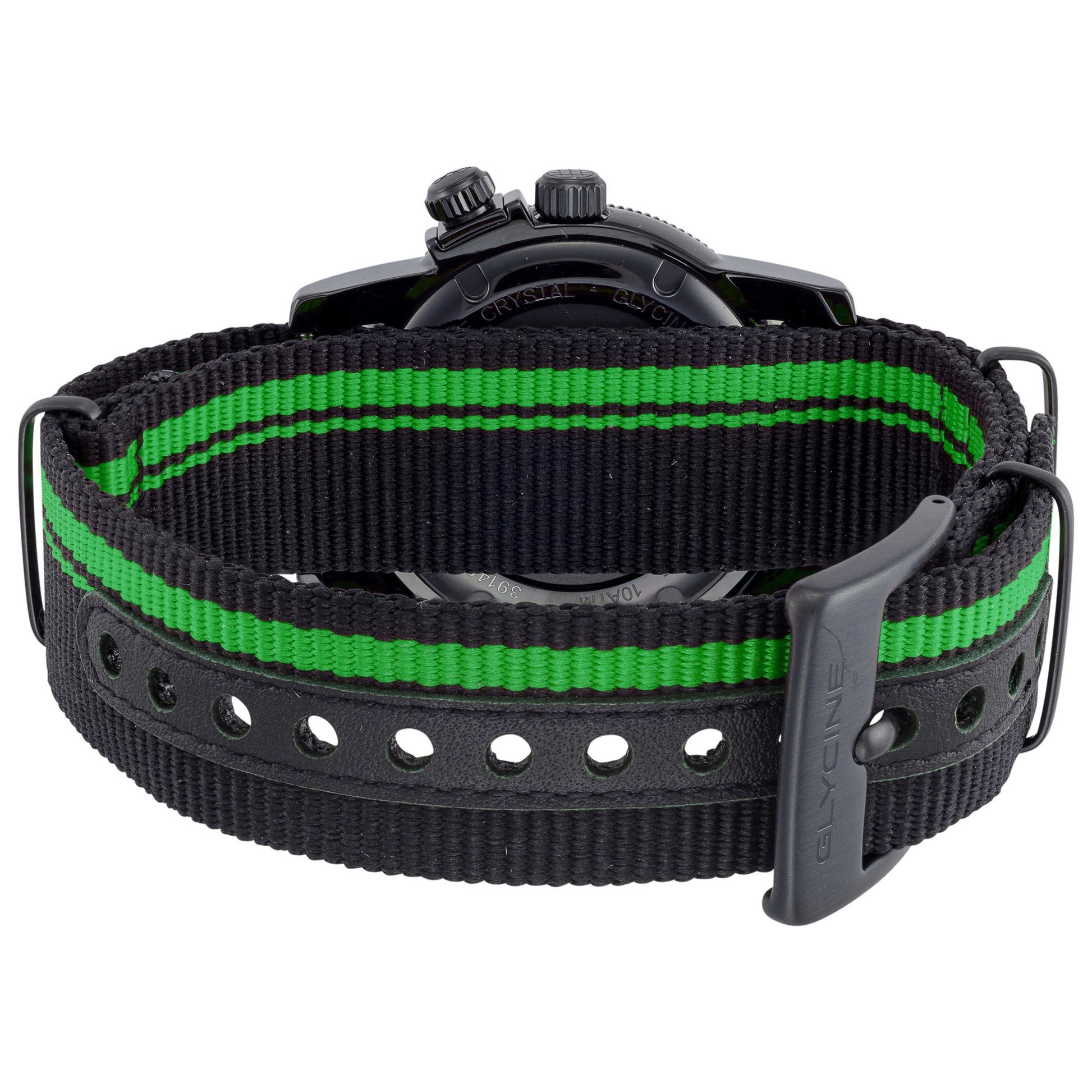 Back view of Glycine Airman Worldtimer Men's Quartz Watch GL1032