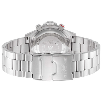 Back view of Glycine Combat Chronograph Men's Quartz Watch GL1044