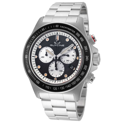 Front view of Glycine Combat Chronograph Men's Quartz Watch GL1045