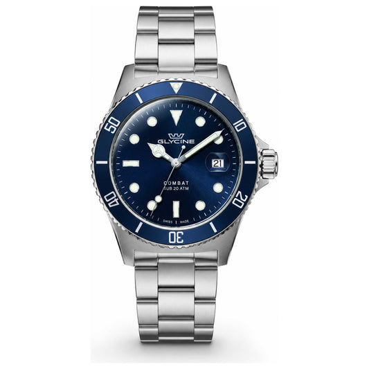 Front view of Glycine Combat Men's Quartz Watch GL1064