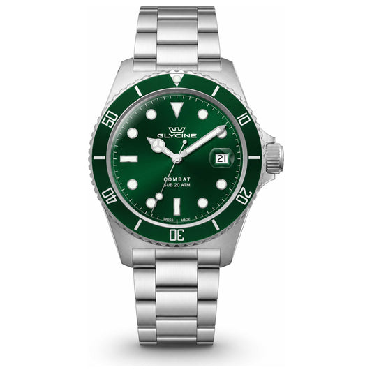 Front view of Glycine Combat Men's Quartz Watch GL1065