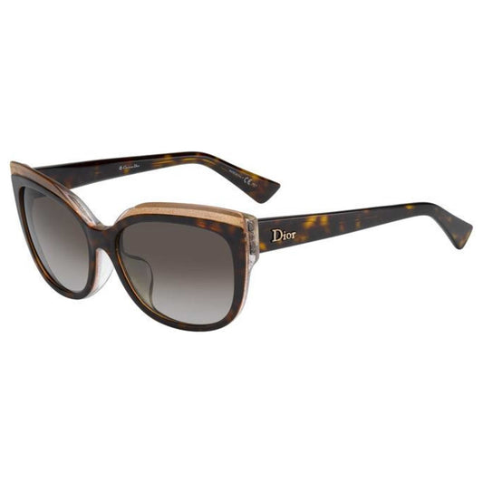 Front view of Christian Dior Glisten Women's Sunglasses GLISTFS-E59-HA