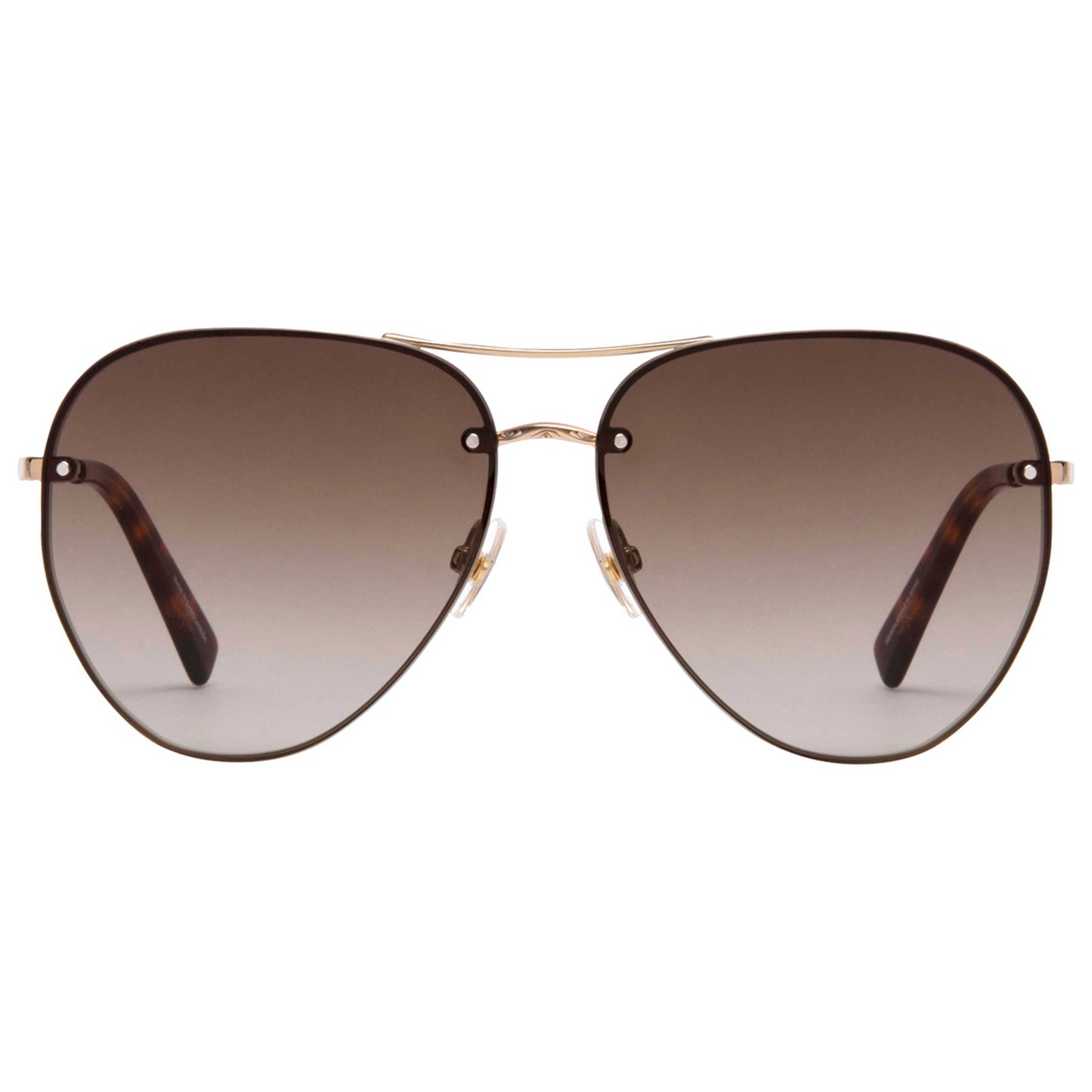Front view of Rebecca Minkoff Gloria Unisex Sunglasses GLORIA-2-S-03YG-59