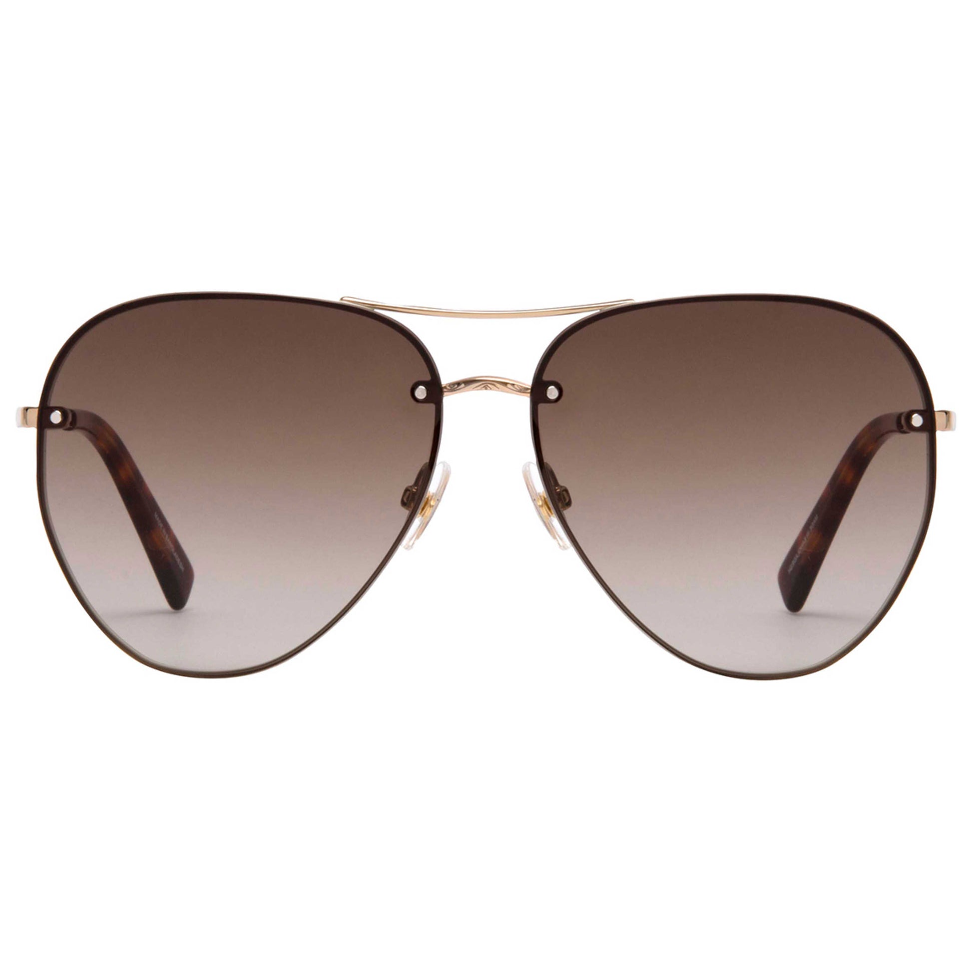 Front view of Rebecca Minkoff Gloria Unisex Sunglasses GLORIA-2-S-03YG-59