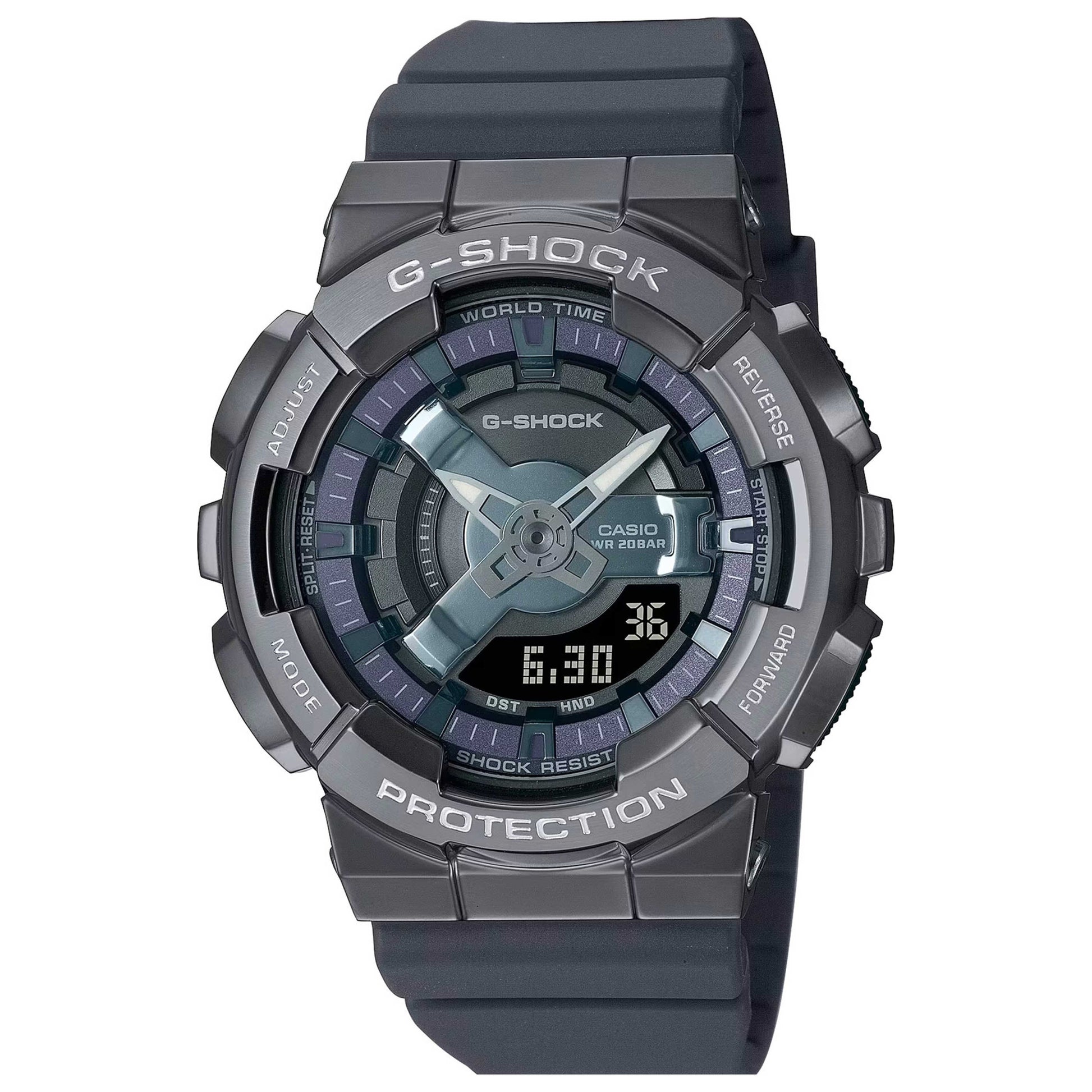 Front view of Casio G-Shock Men's Quartz Watch GM-S110B-8AER