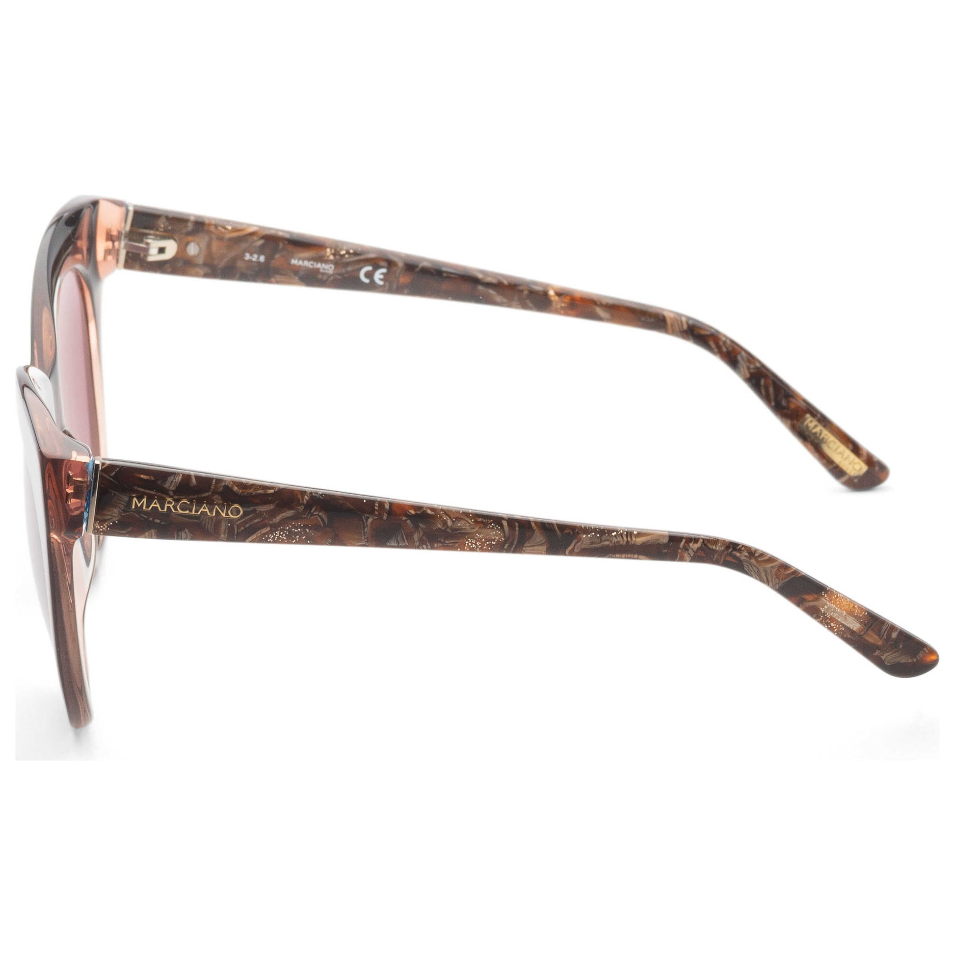 Left view of Guess Women's Sunglasses GM0760-S45G-54