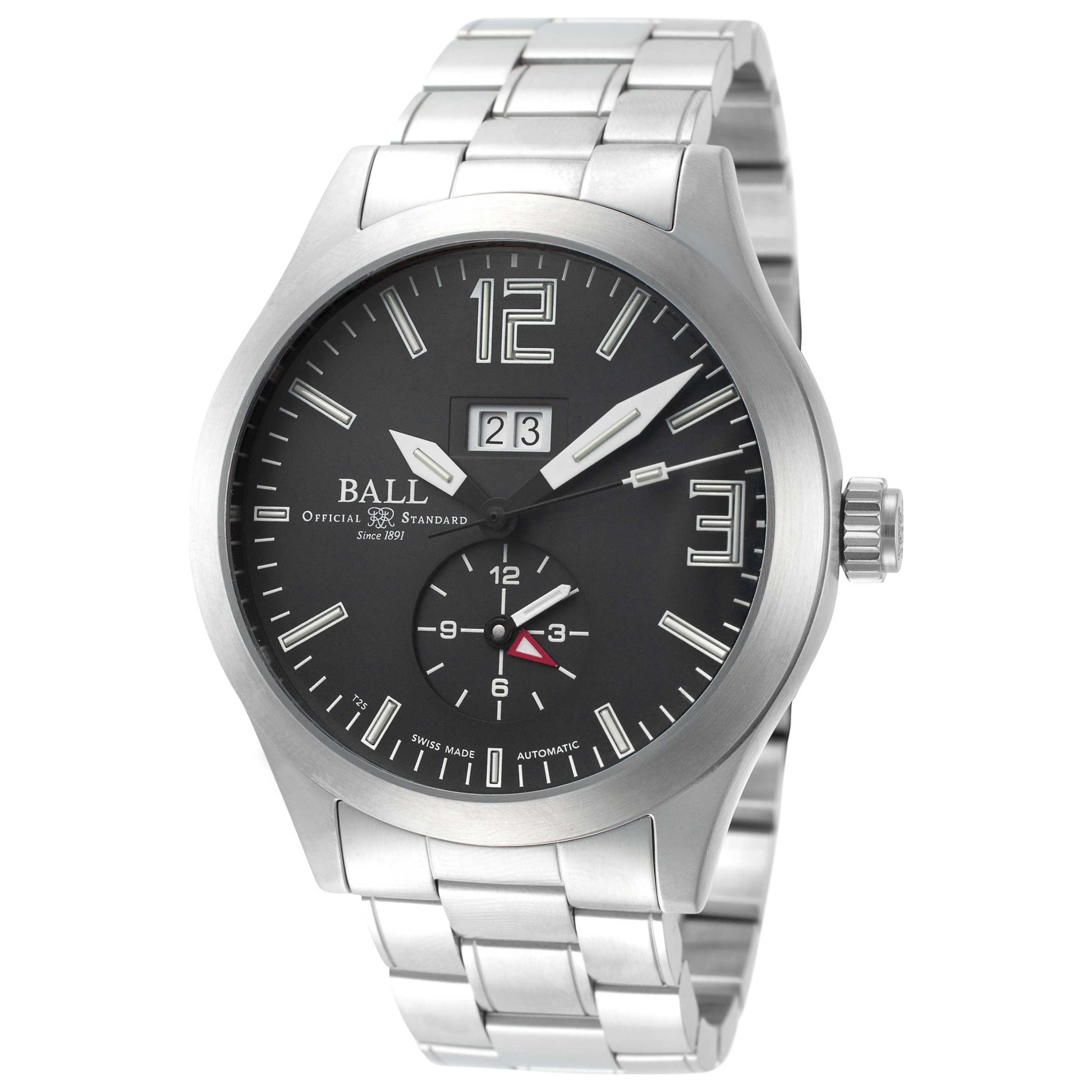 Front view of Ball Engineer Master II Men's Automatic Watch GM2086C-S6J-BK