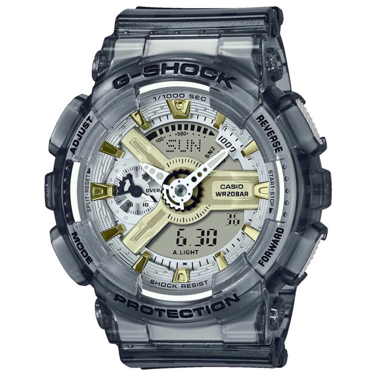 Front view of Casio G-Shock Unisex Quartz Watch GMA-S110GS-8AER