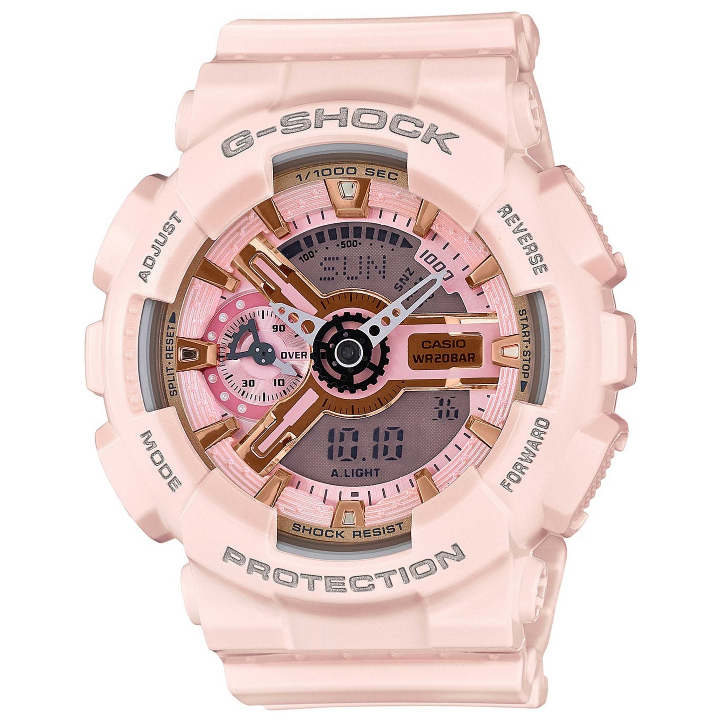 Front view of Casio G-Shock Women's Quartz Watch GMAS110MP-4A1