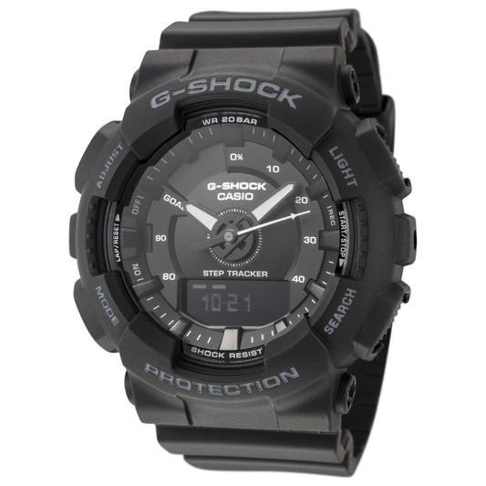 Front view of Casio G-Shock Men's Quartz Watch GMAS130-1A