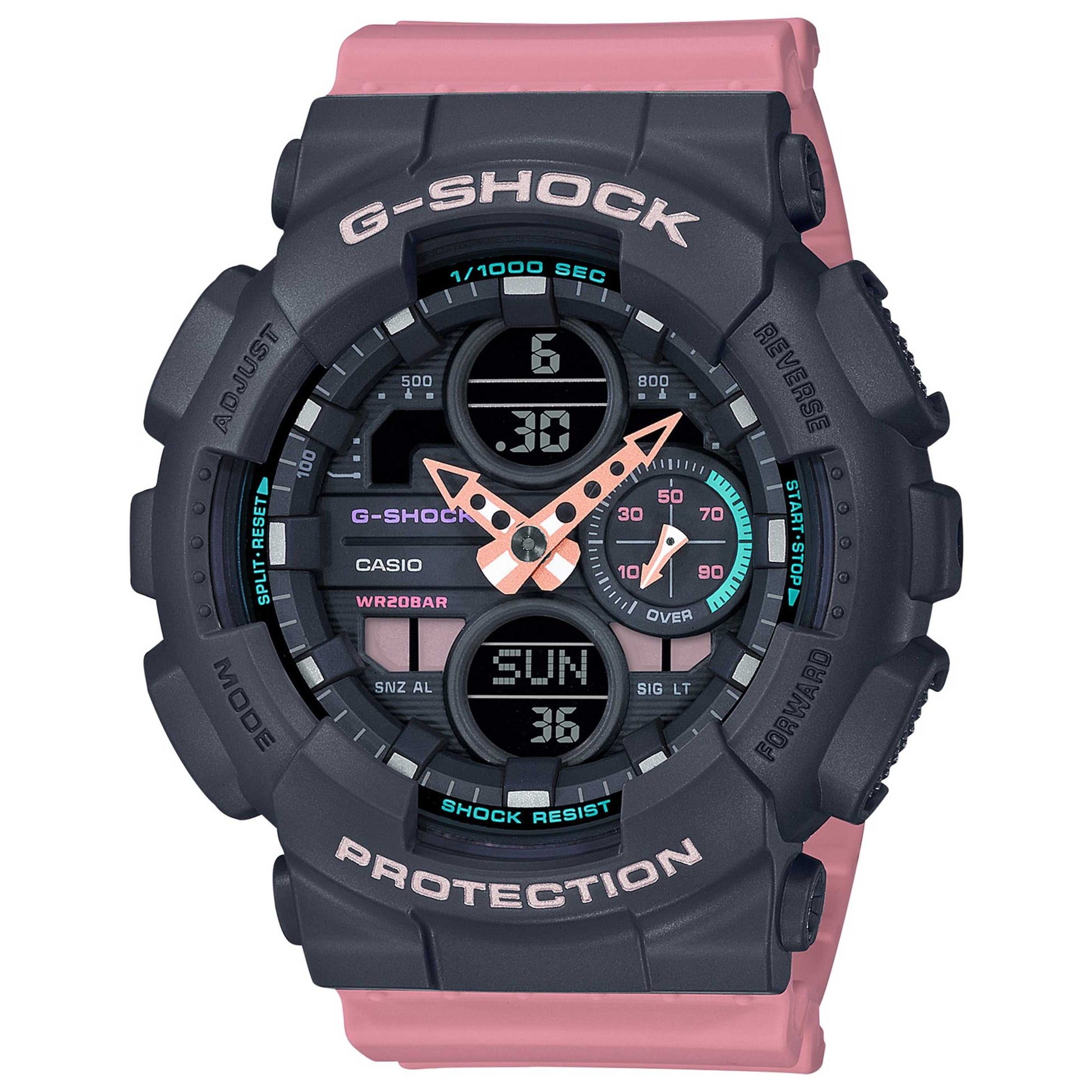 Front view of Casio G-Shock Men's Quartz Watch GMAS140-2A