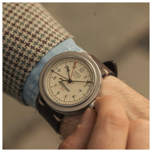 Allemano 1919 Gmt Men's Automatic Watch GMTA1919SPPW - Image #2