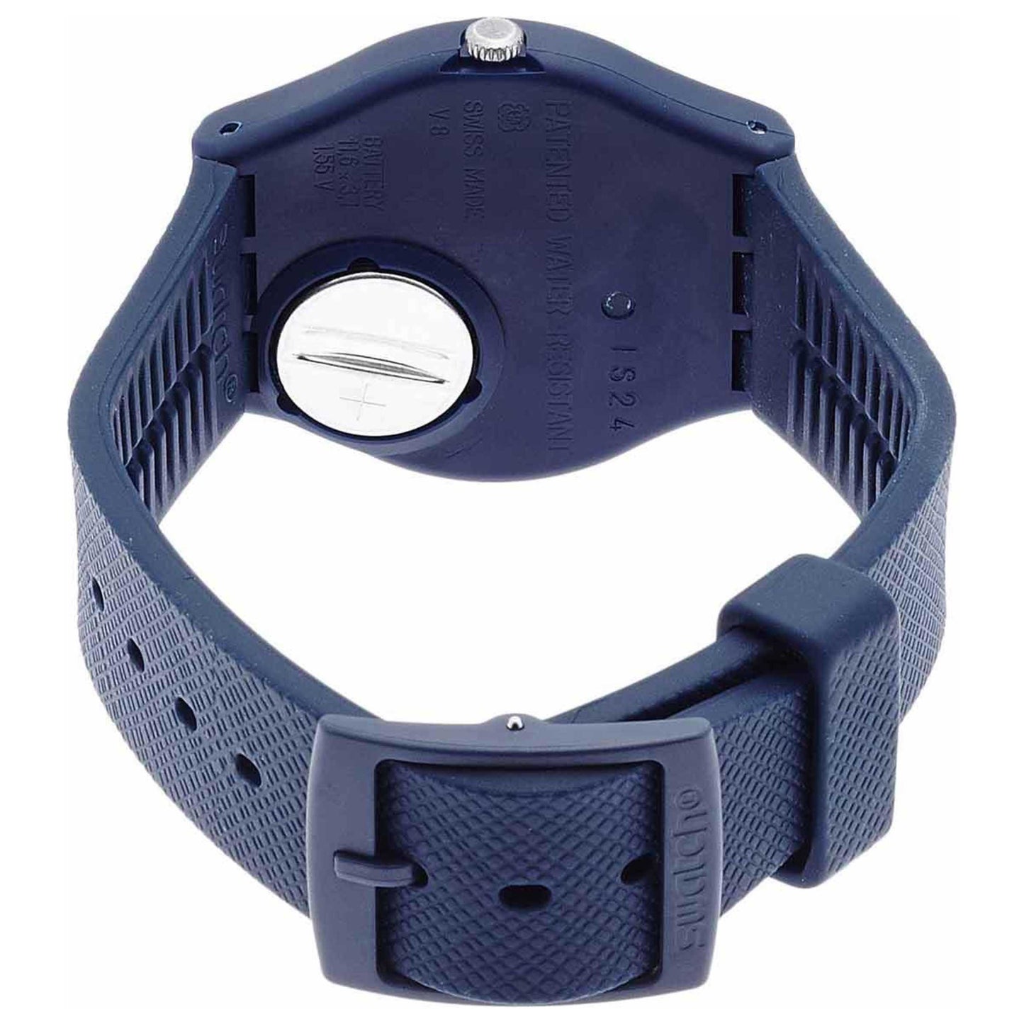 Swatch Silicone Unisex Quartz Watch GN718 - Image #2