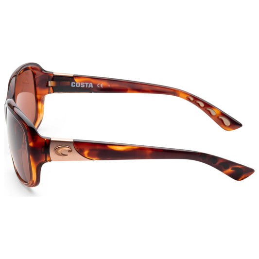 Left view of Costa del Mar Gannet Women's Sunglasses GNT120OCP