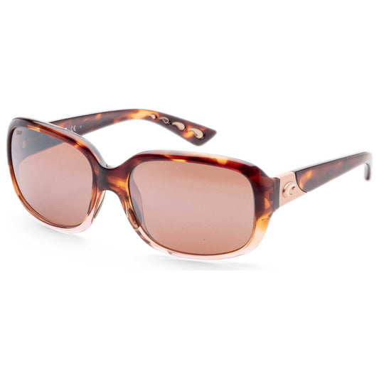 Front view of Costa del Mar Gannet Women's Sunglasses GNT120OSCP