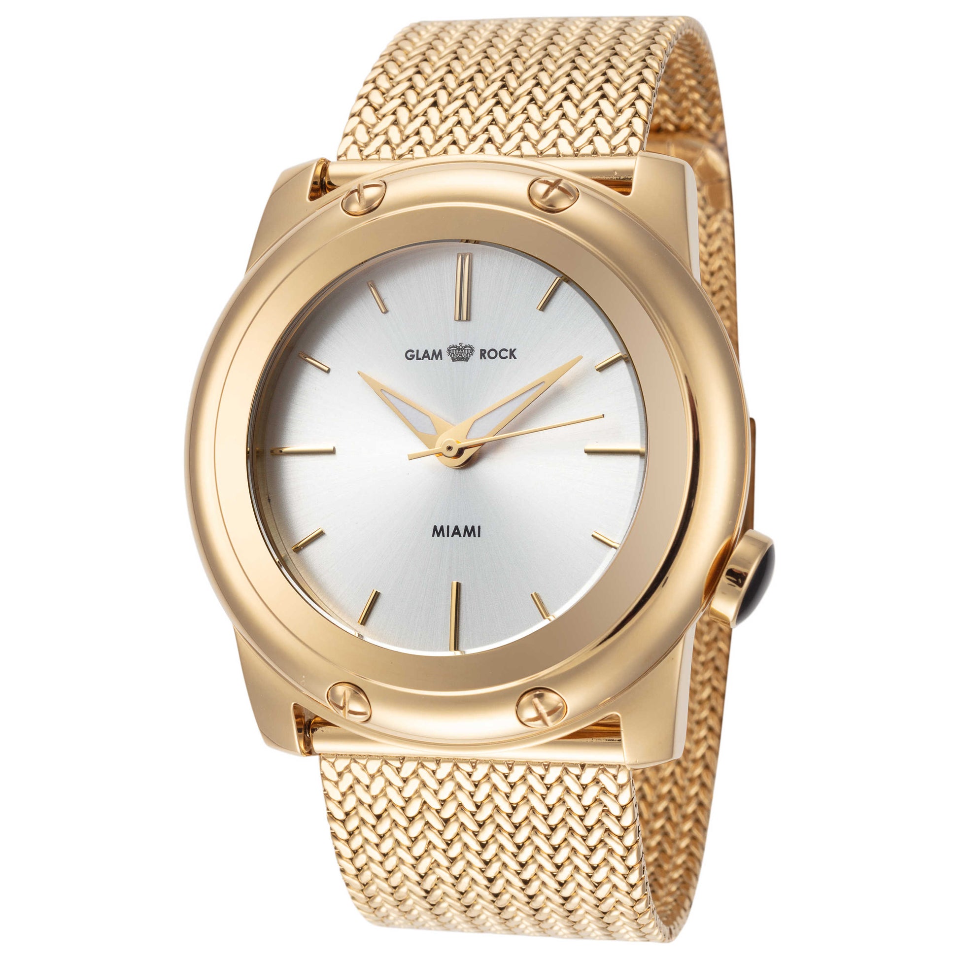 Front view of Glam Rock Miami Women's Quartz Watch GR-009-22