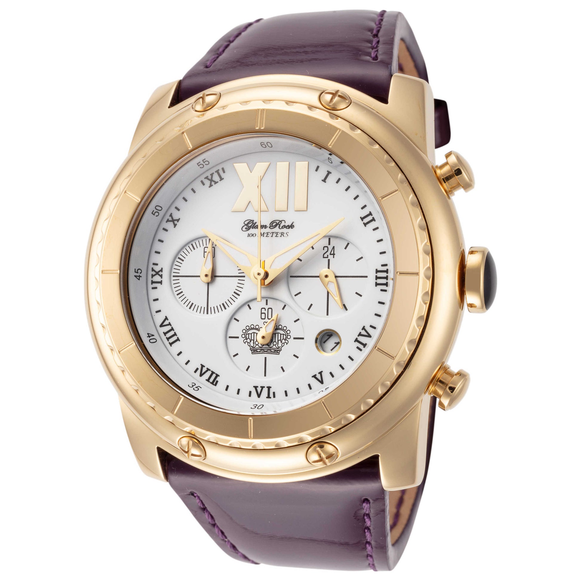 Front view of Glam Rock Miami Women's Quartz Watch GR-011-22