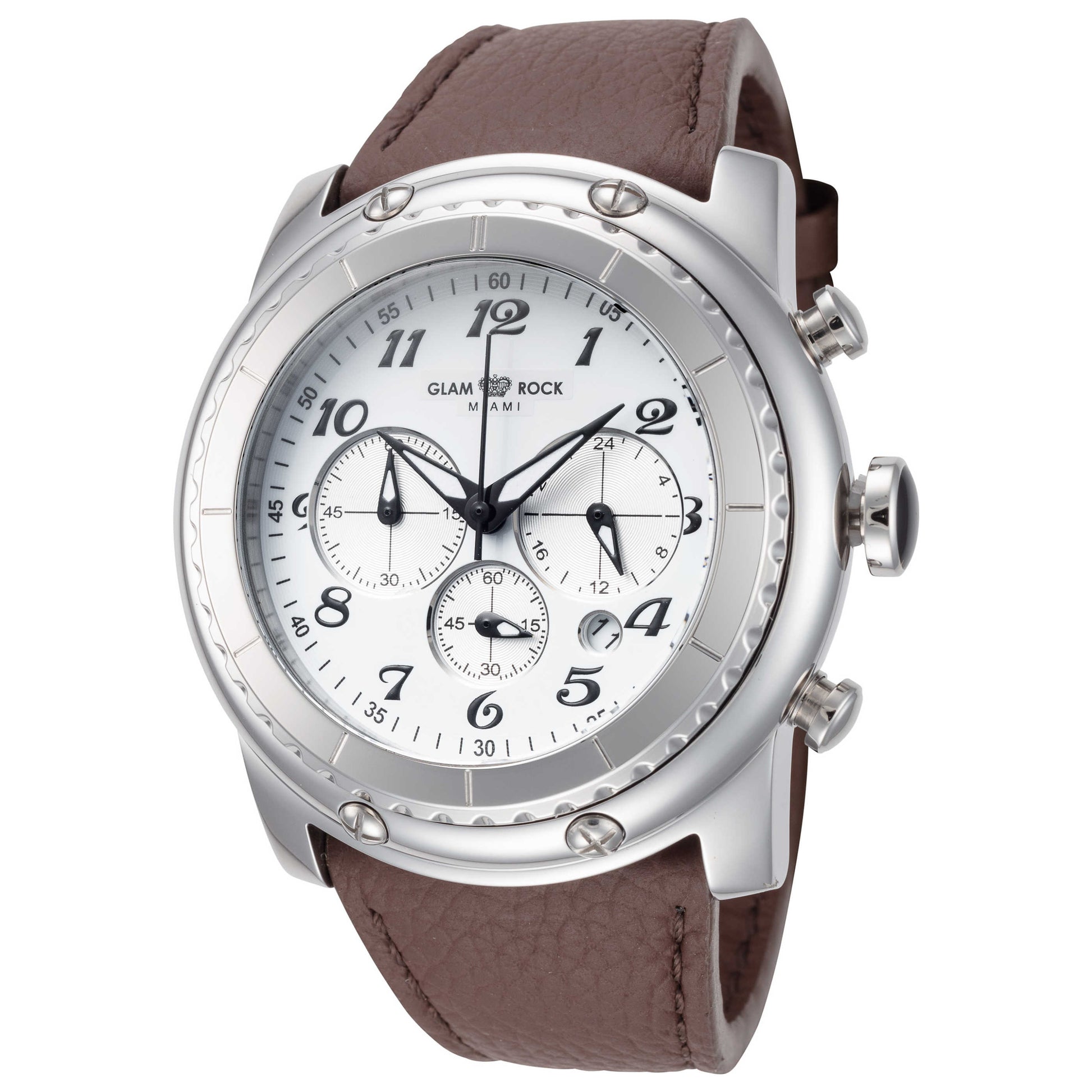 Front view of Glam Rock Miami Women's Quartz Watch GR-018-22