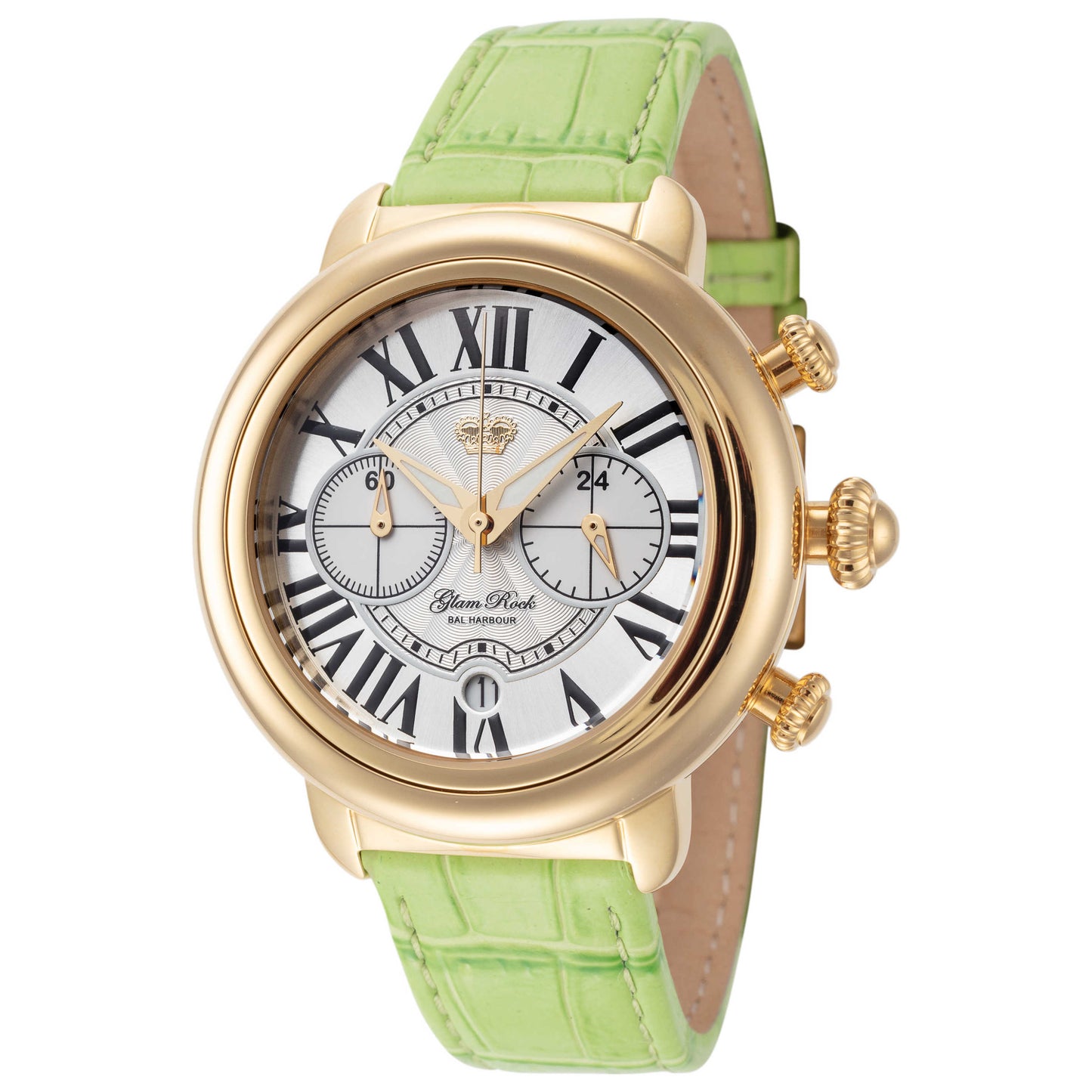 Front view of Glam Rock Ball Harbour Women's Quartz Watch GR-030-22