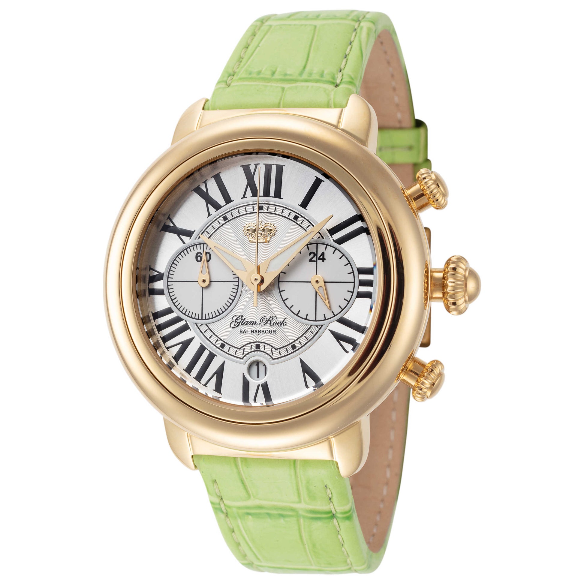 Front view of Glam Rock Ball Harbour Women's Quartz Watch GR-030-22