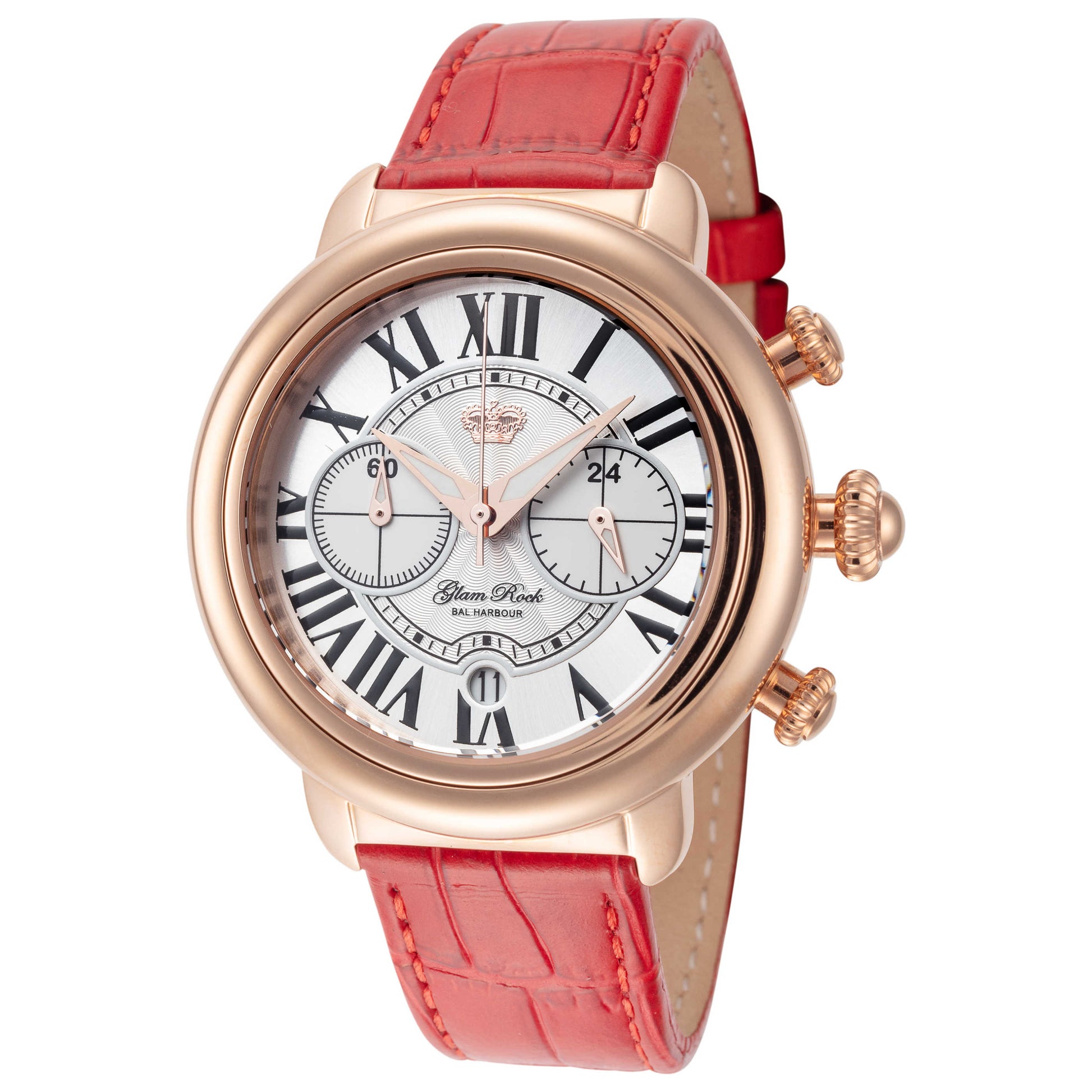 Front view of Glam Rock Ball Harbour Women's Quartz Watch GR-031-22