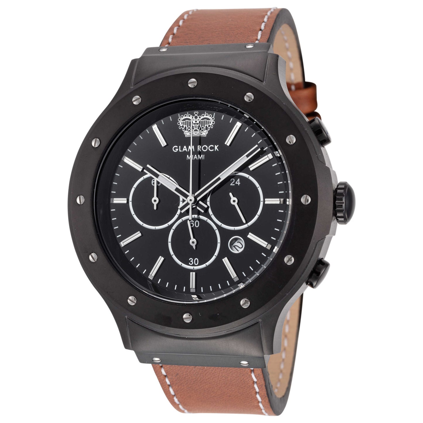 Front view of Glam Rock Marine Men's Quartz Watch GR-056-22