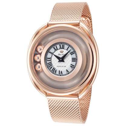 Front view of Glam Rock Around The Time Women's Quartz Watch GR-061-22
