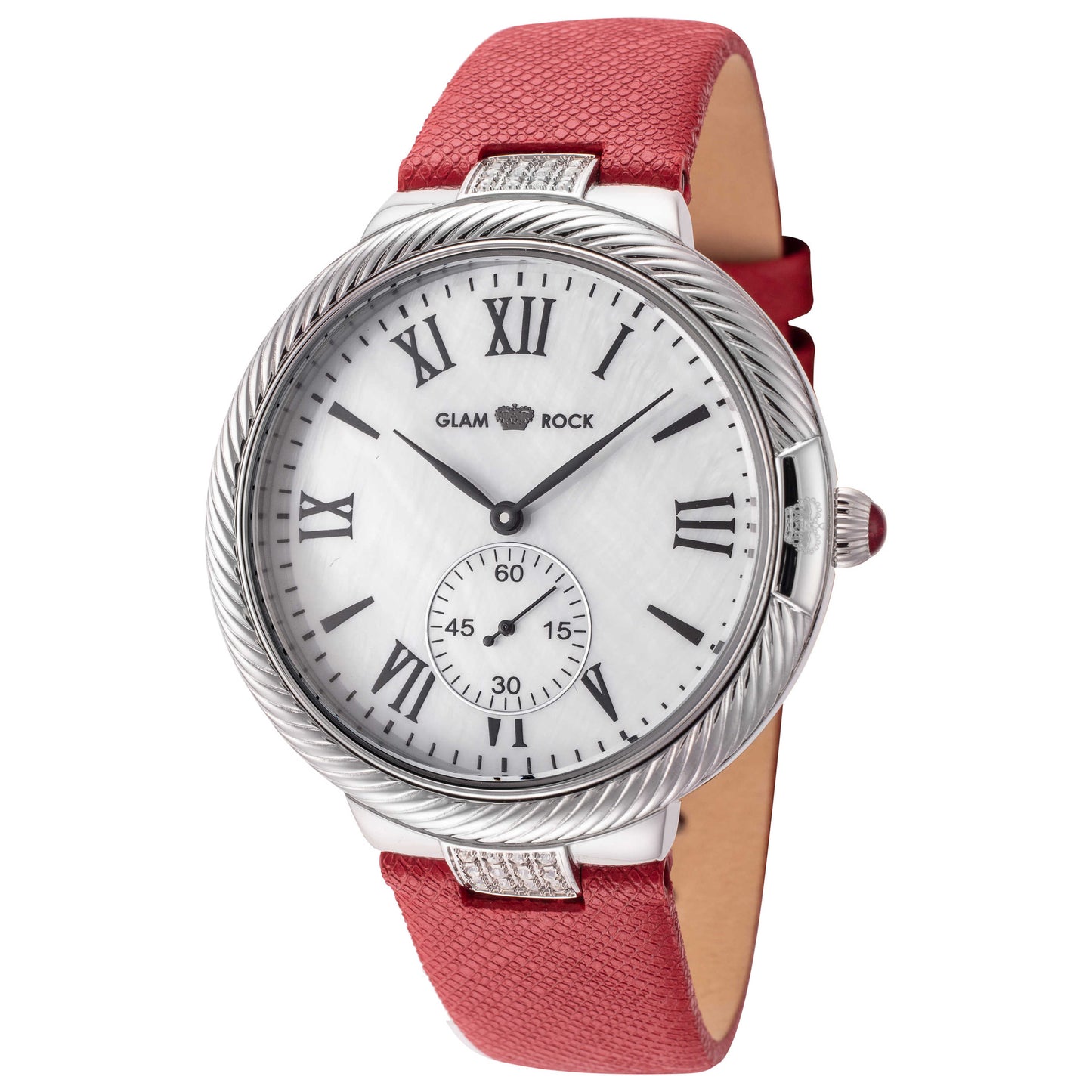 Front view of Glam Rock Twisted Women's Quartz Watch GR-074-22DS