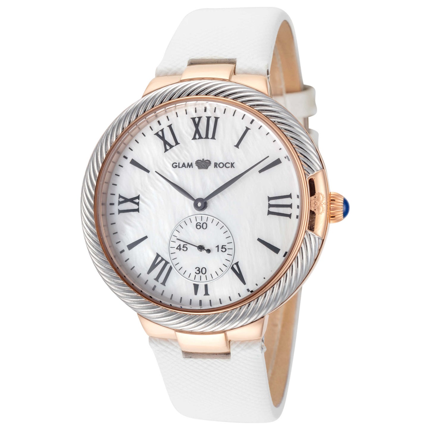 Front view of Glam Rock Twisted Women's Quartz Watch GR-075-22