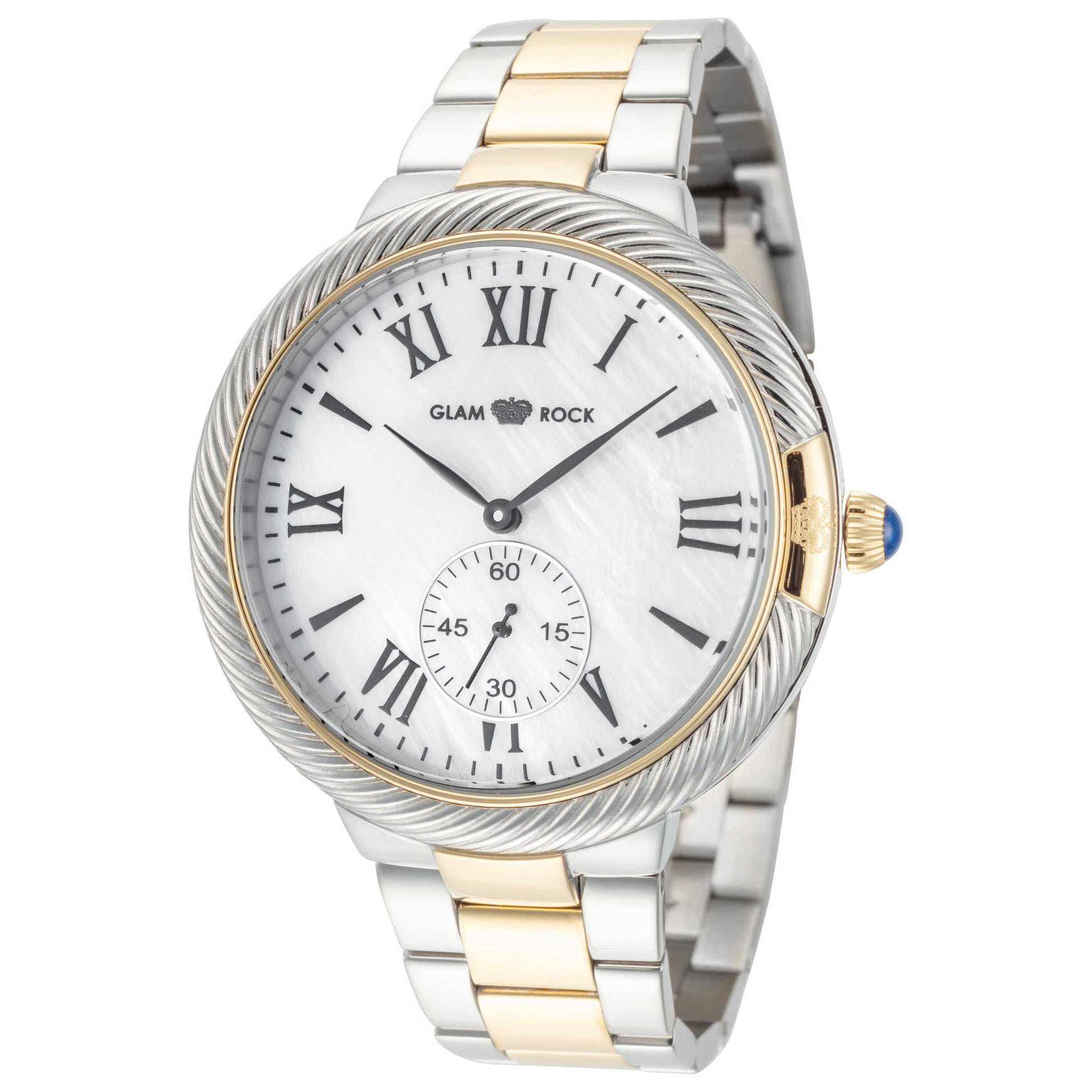 Front view of Glam Rock Twisted Women's Quartz Watch GR-078-22