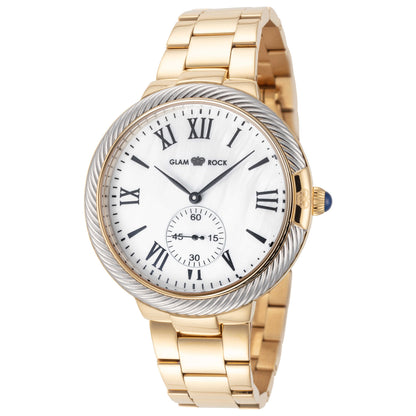 Front view of Glam Rock Twisted Women's Quartz Watch GR-079-22