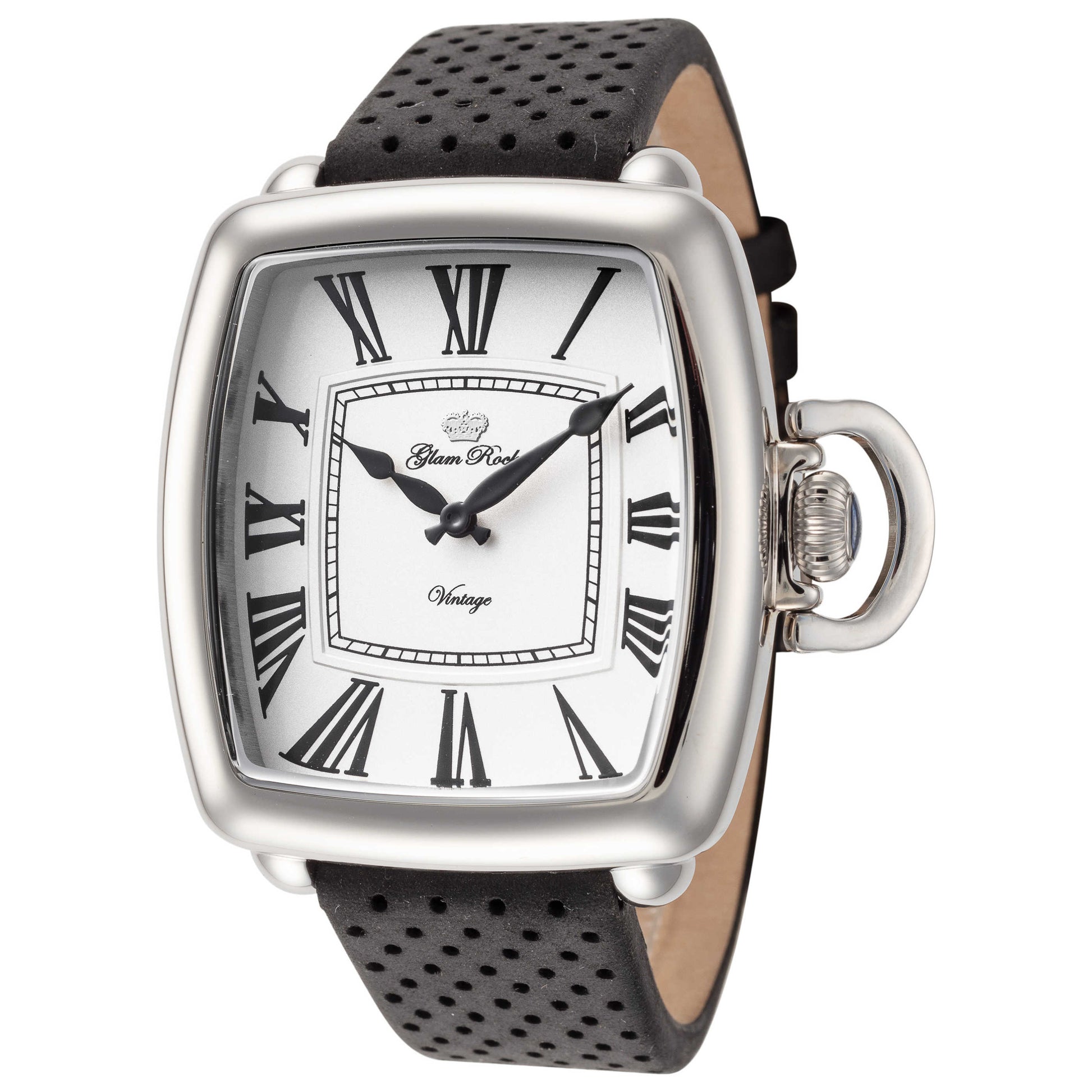 Front view of Glam Rock Vintage Conta Tempo Men's Quartz Watch GR-089-22