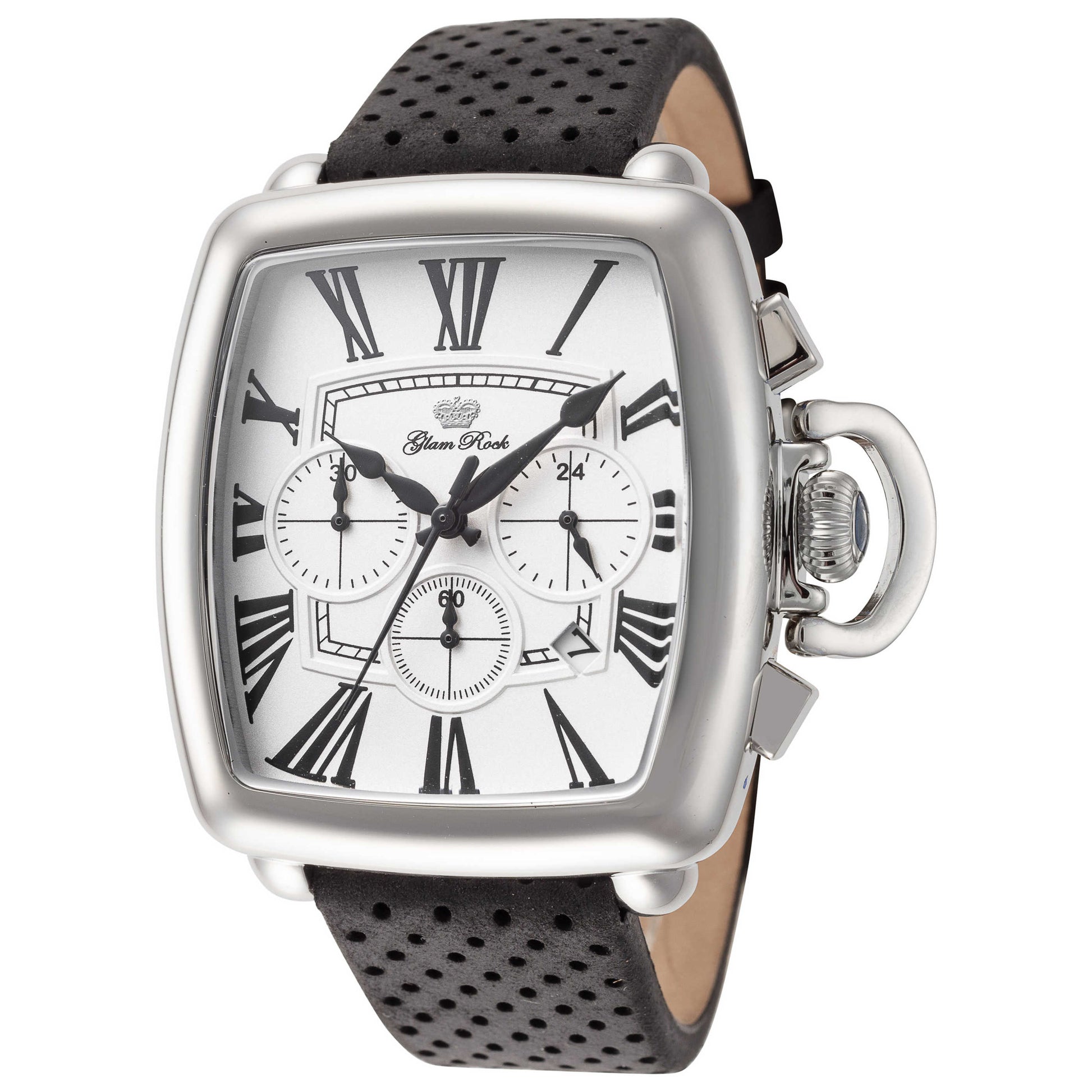 Front view of Glam Rock Vintage Conta Tempo Men's Quartz Watch GR-092-22