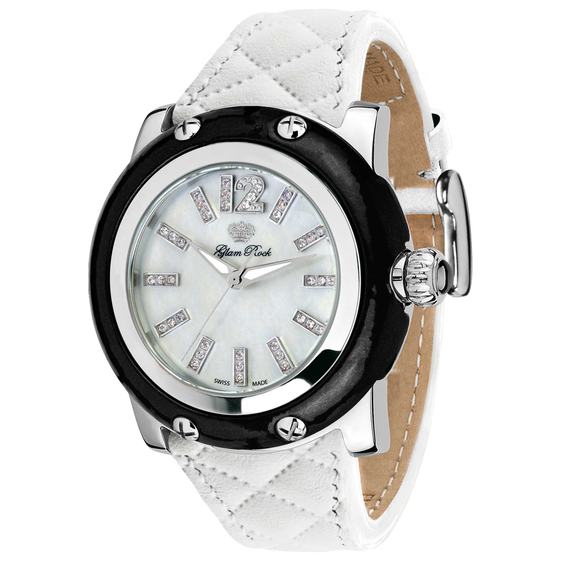 Front view of Glam Rock Miami Women's Quartz Watch GR10024N