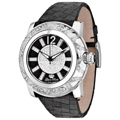 Front view of Glam Rock Miami Women's Quartz Watch GR10046D-N