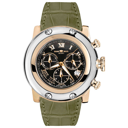 Front view of Glam Rock Miami Unisex Quartz Watch GR10124TT