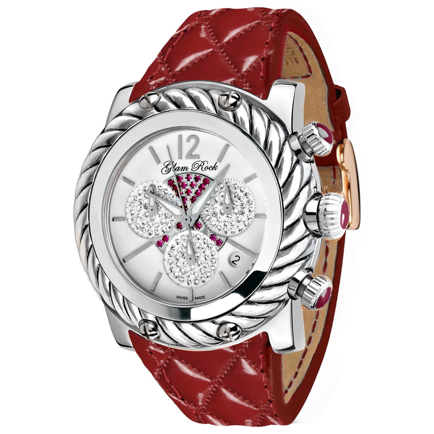 Front view of Glam Rock Miami Women's Quartz Watch GR10144R