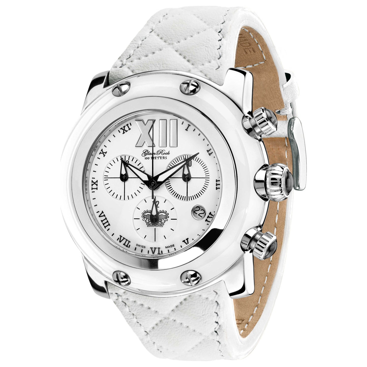 Front view of Glam Rock Miami Unisex Quartz Watch GR10176N