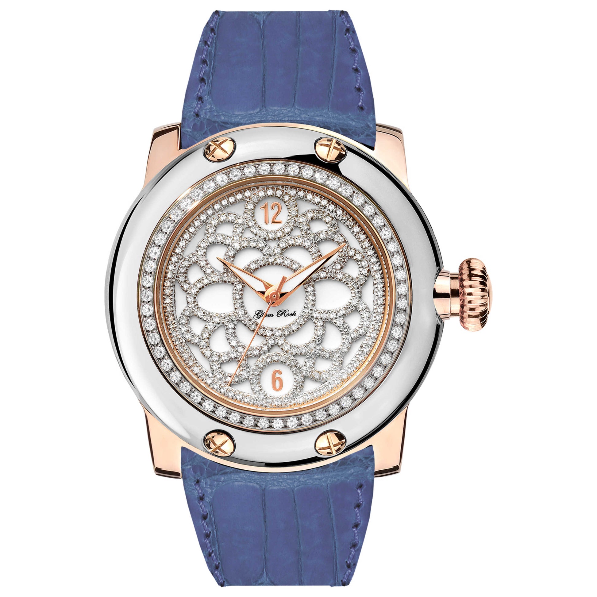 Front view of Glam Rock Miami Women's Quartz Watch GR10521DP