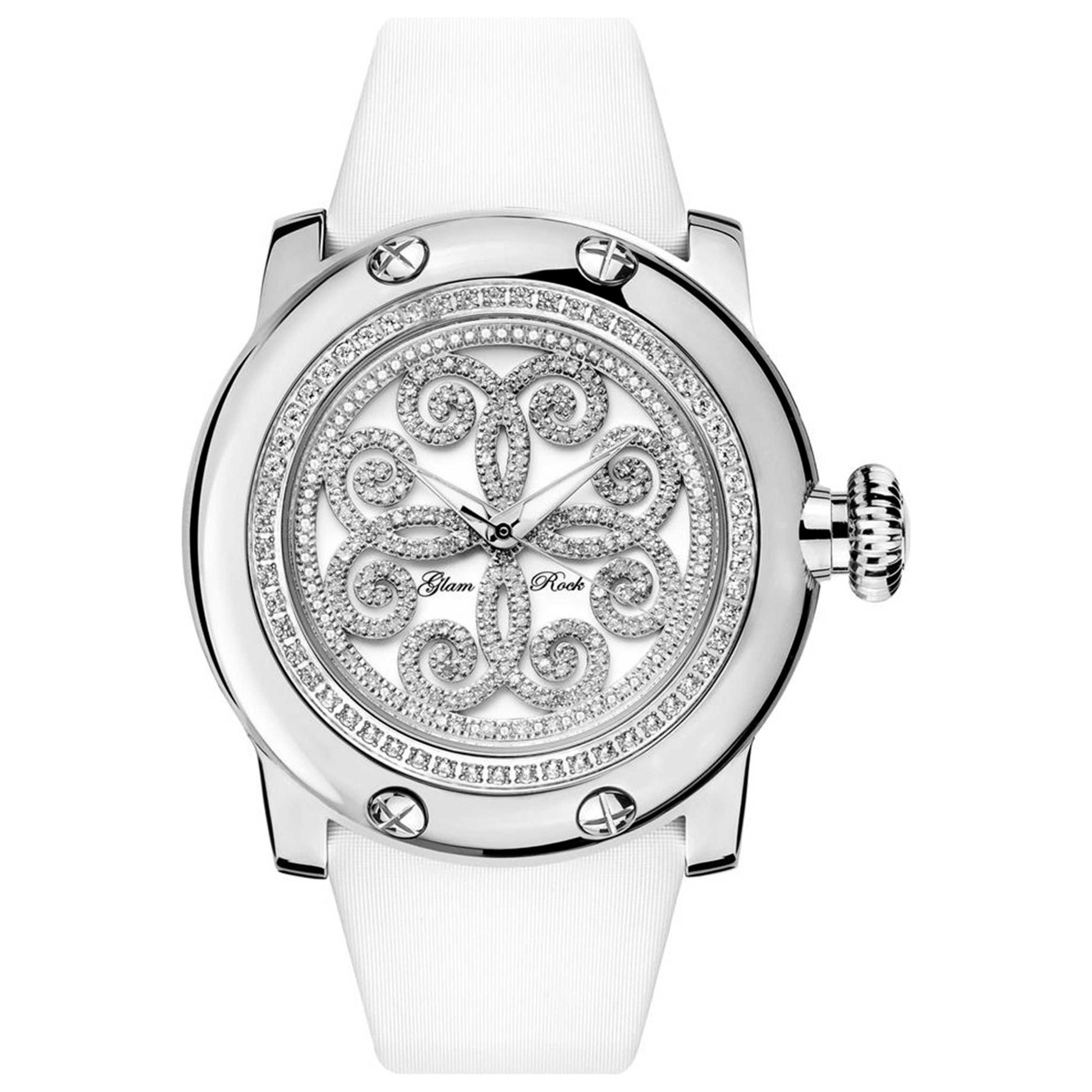 Front view of Glam Rock Miami Women's Quartz Watch GR10525D