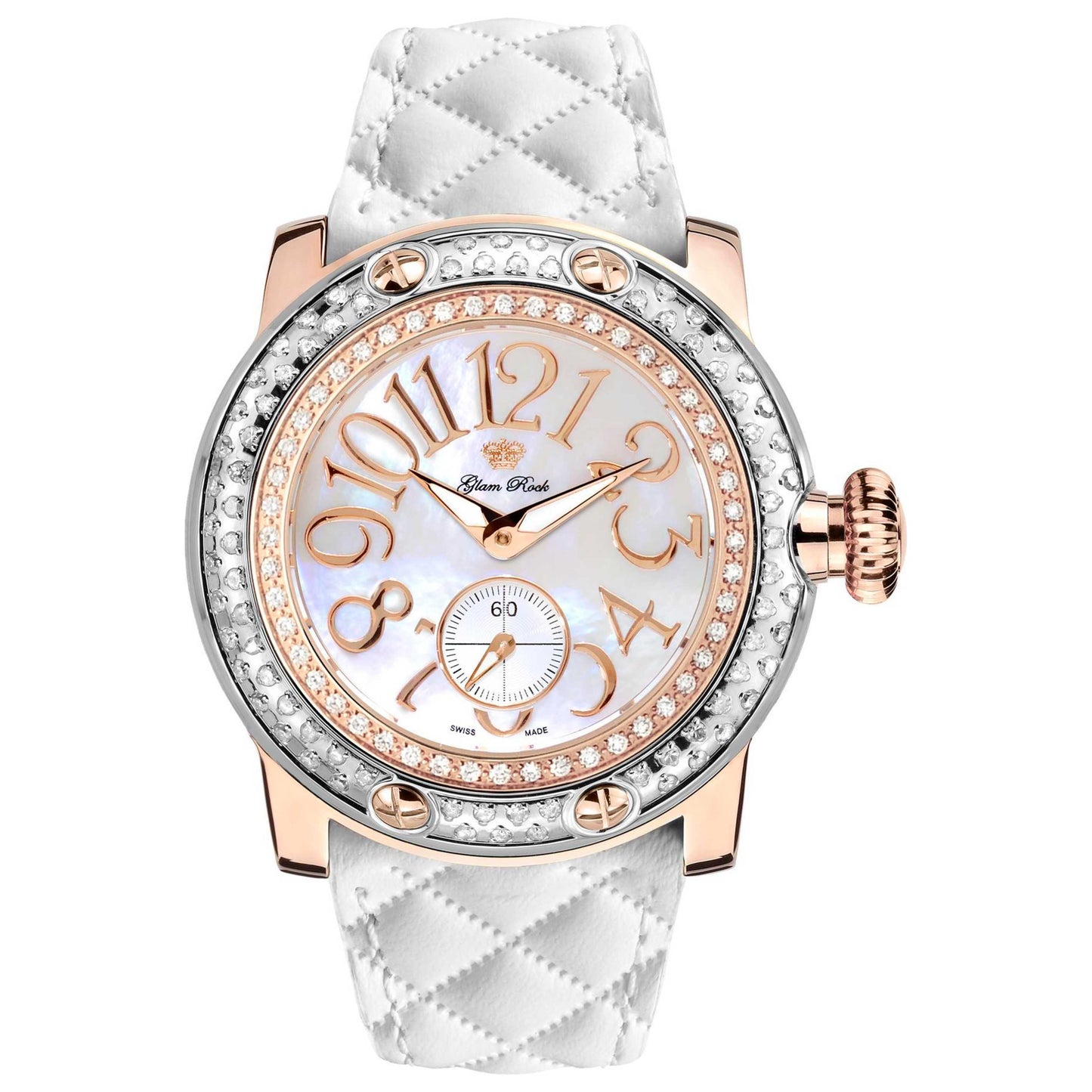 Front view of Glam Rock Miami Women's Quartz Watch GR10532D