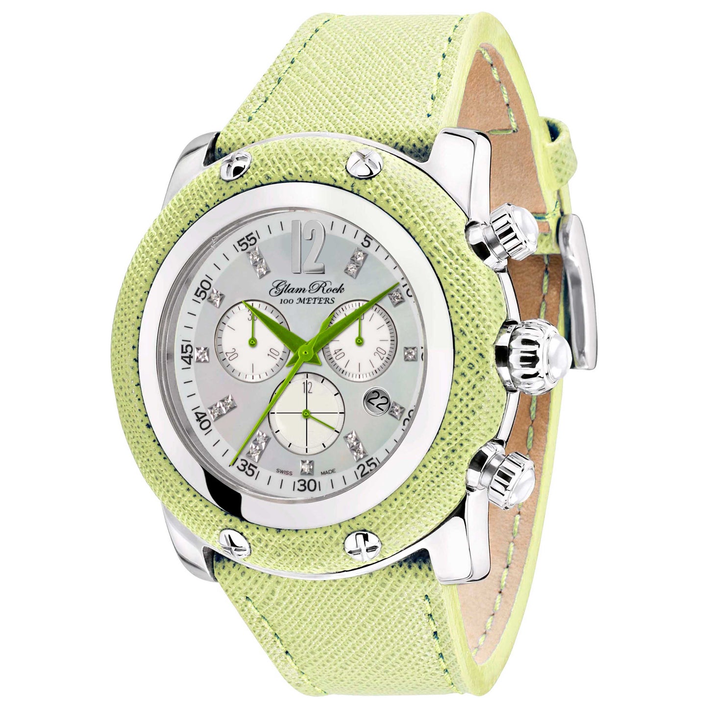 Front view of Glam Rock Miami Women's Quartz Watch GR11106