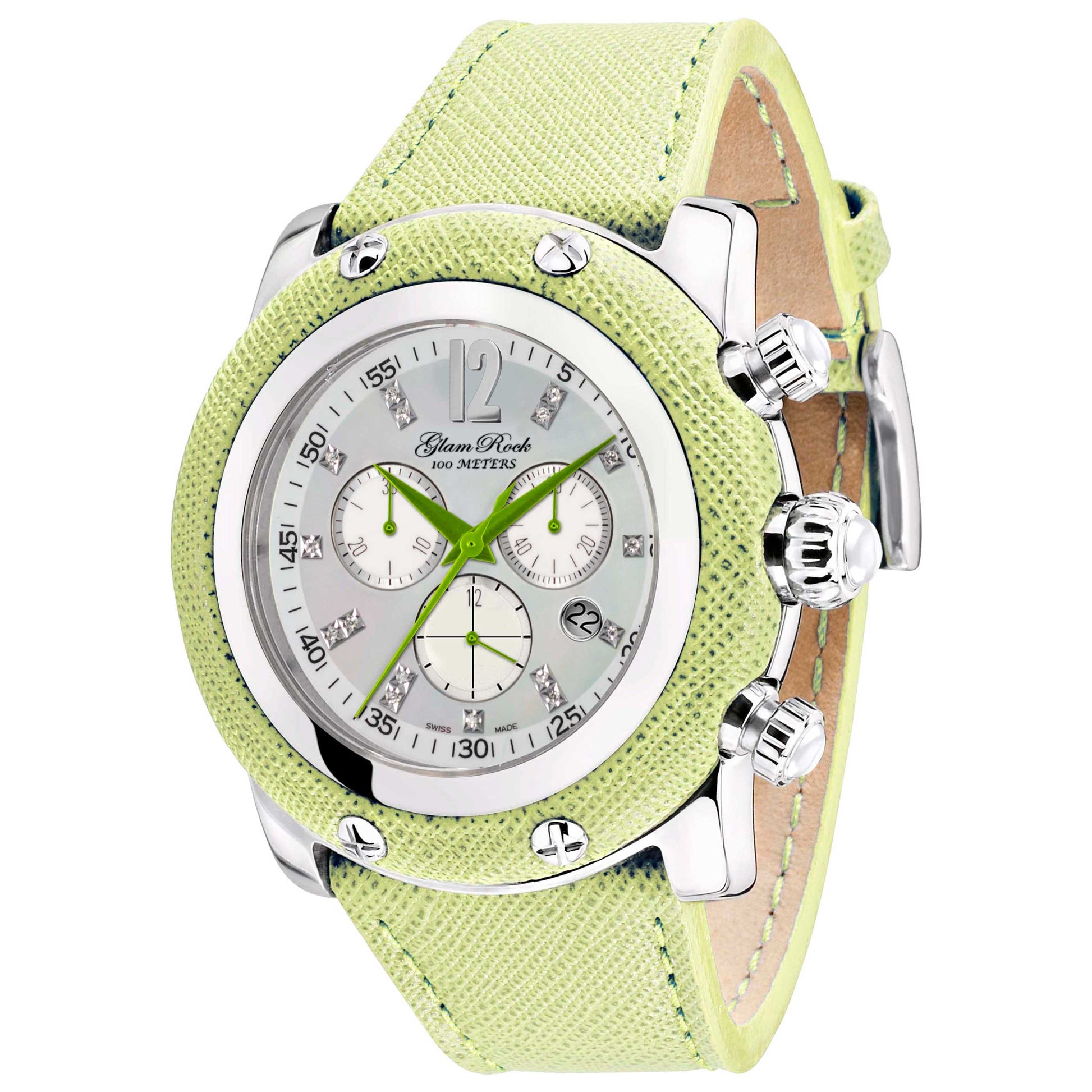 Front view of Glam Rock Miami Women's Quartz Watch GR11106